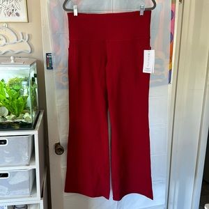 Salutation stash ribbed flare pant